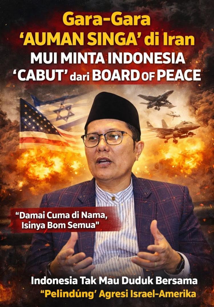 Iran Mengamuk, MUI Desak Indonesia Mundur dari BoP Bentukan Trump